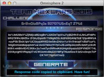 omnisphere challenge code error 634a2